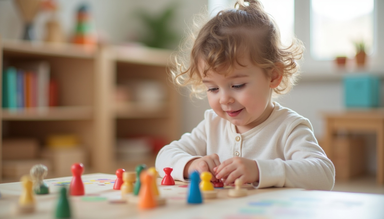 Copii fericiți jucându-se și învățând într-un mediu Montessori în Ploiești