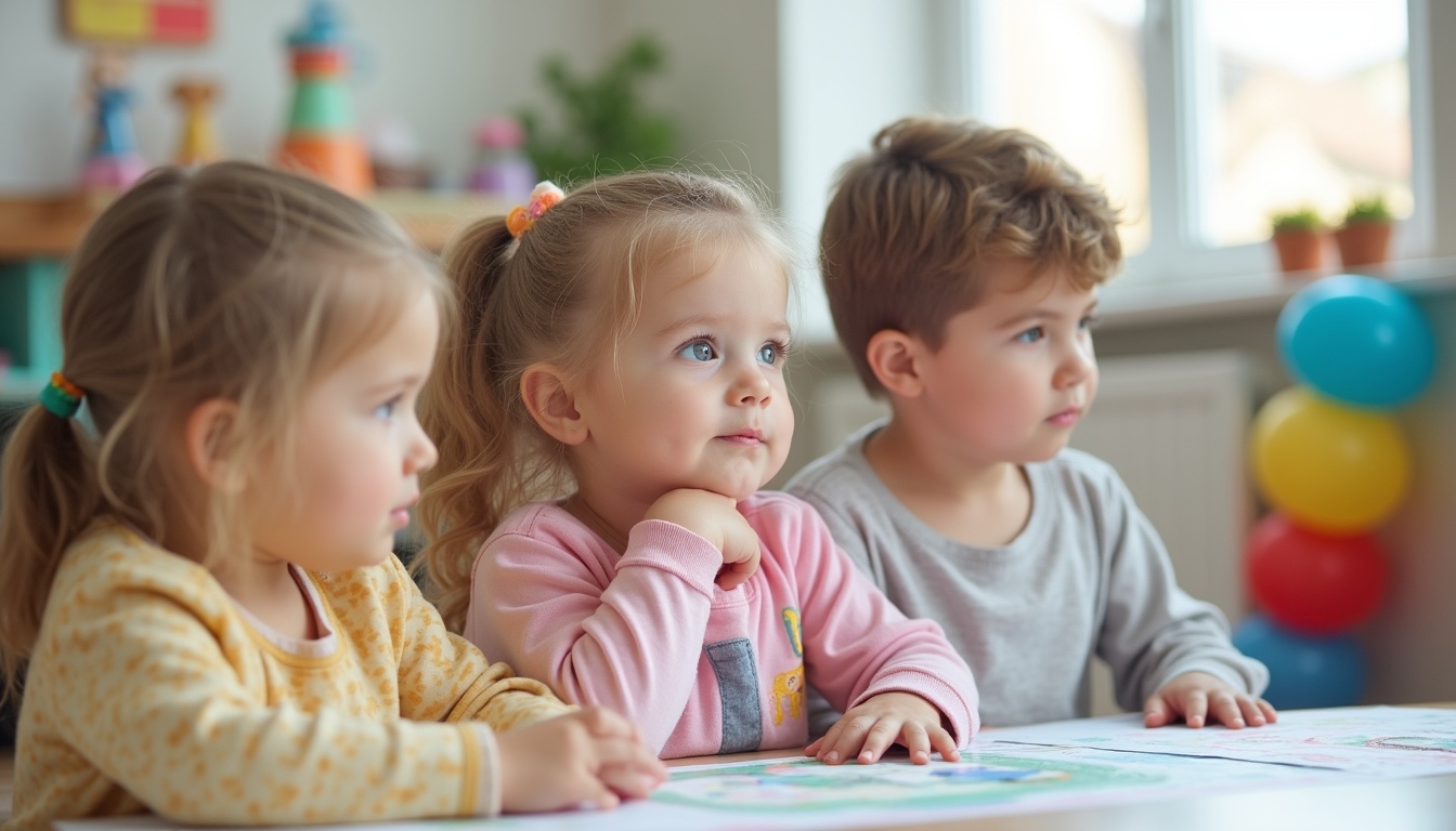 Părinți și copii fericiți la o grădiniță privată din Ploiești